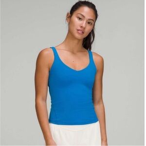 NWT Lululemon Align Waist-Length Tank Top Poolside Sz 8